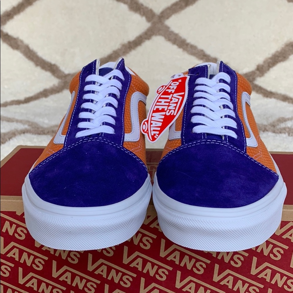 VANS OLD SKOOL P&C Bl/Apricot Buff - Picture 6 of 16